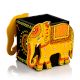 Handicraft Wooden Pen Stand Elephant - Yellow